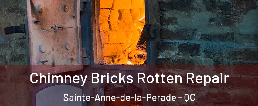  Chimney Bricks Rotten Repair Sainte-Anne-de-la-Perade - QC
