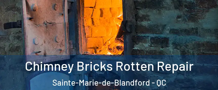 Chimney Bricks Rotten Repair Sainte-Marie-de-Blandford - QC