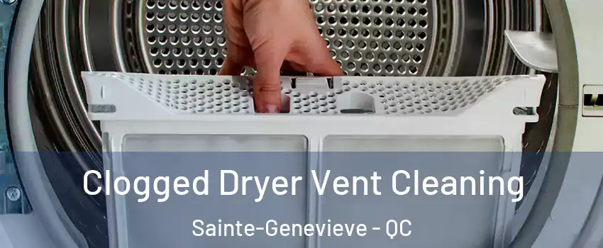  Clogged Dryer Vent Cleaning Sainte-Genevieve - QC