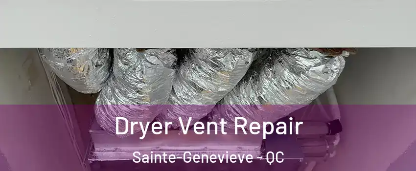  Dryer Vent Repair Sainte-Genevieve - QC