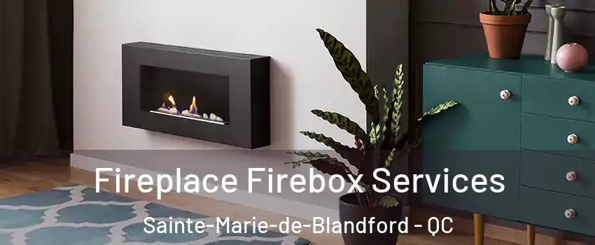 Fireplace Firebox Services Sainte-Marie-de-Blandford - QC