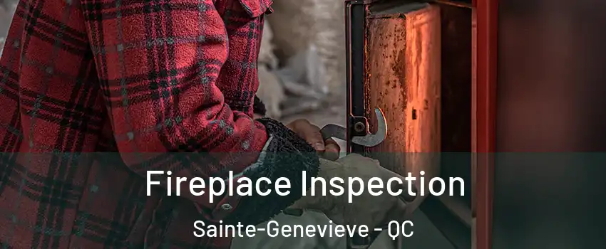  Fireplace Inspection Sainte-Genevieve - QC