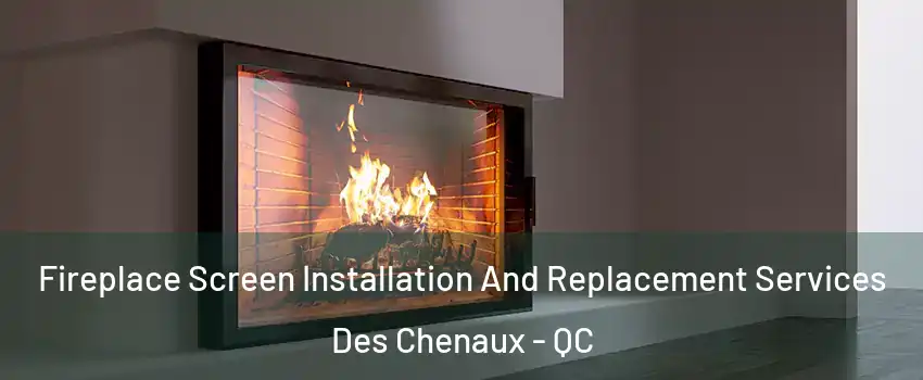 Fireplace Screen Installation And Replacement Services Des Chenaux - QC
