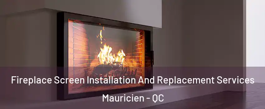 Fireplace Screen Installation And Replacement Services Mauricien - QC