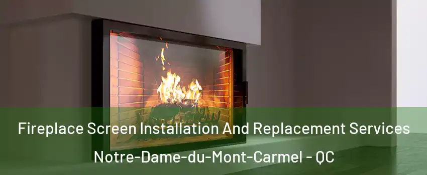 Fireplace Screen Installation And Replacement Services Notre-Dame-du-Mont-Carmel - QC
