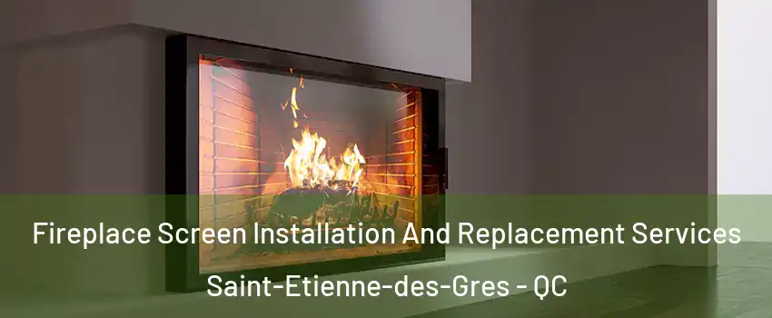 Fireplace Screen Installation And Replacement Services Saint-Etienne-des-Gres - QC