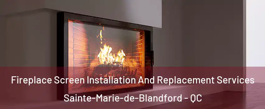 Fireplace Screen Installation And Replacement Services Sainte-Marie-de-Blandford - QC