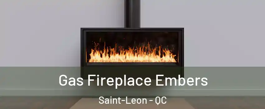  Gas Fireplace Embers Saint-Leon - QC