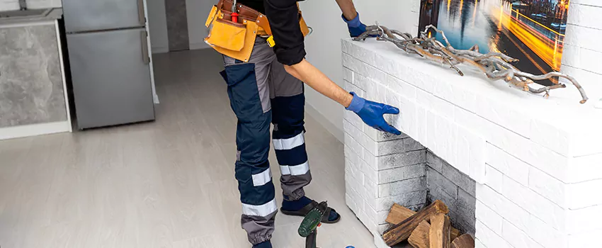 Outdoor Fireplace Restoration in Saint-Boniface, Quebec