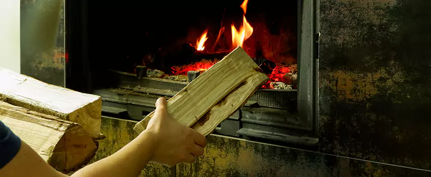 Wood Stove Heat Resistant Wall Repair in Sainte-Marguerite, Quebec