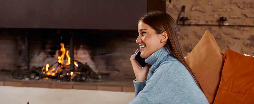 Dimplex Built-In Electric Fireplace Installation in Saint-Boniface, QC