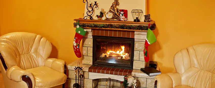 Fireplace Hearth Ideas in Saint-Boniface, Quebec