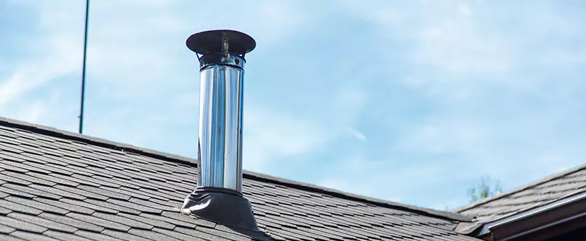 Outdoor Metal Chimney Installation in Saint-Boniface, Quebec