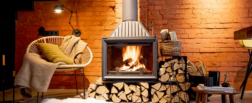 Pellet Stove Chimney Pipe Brackets Installation in Sainte-Marguerite, QC
